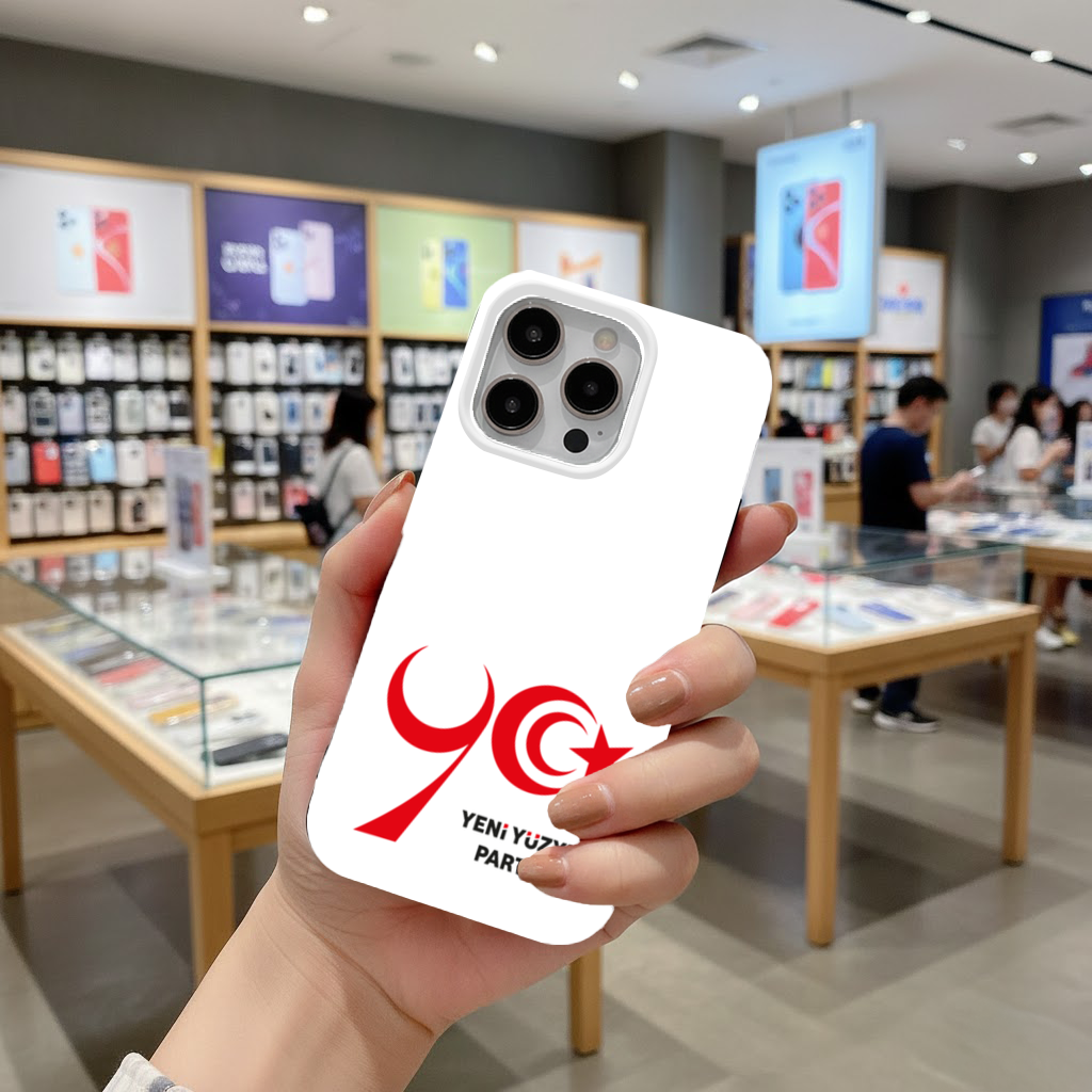 The Yeni Yüzyıl Party Logo on a White Background iPhone 16 Pro Max Case