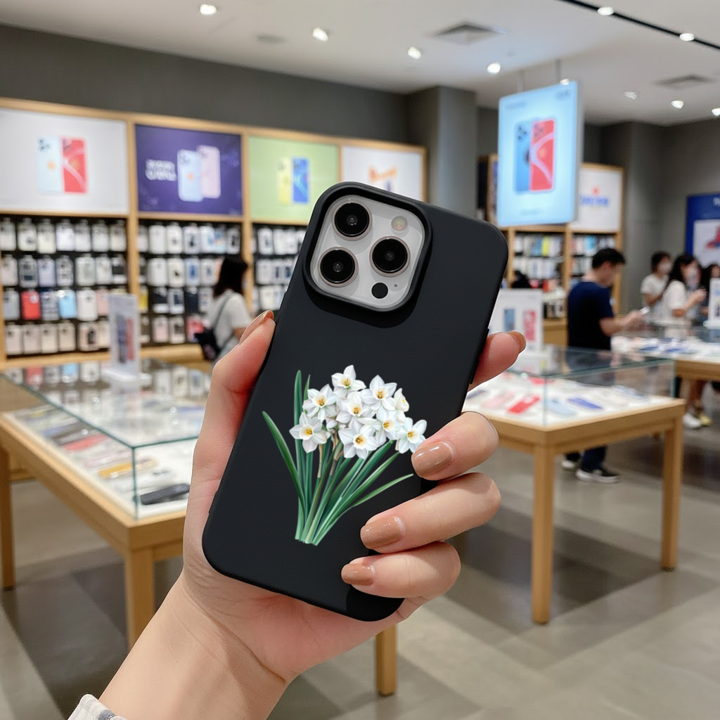 White Daffodil Bouquet Botanical 