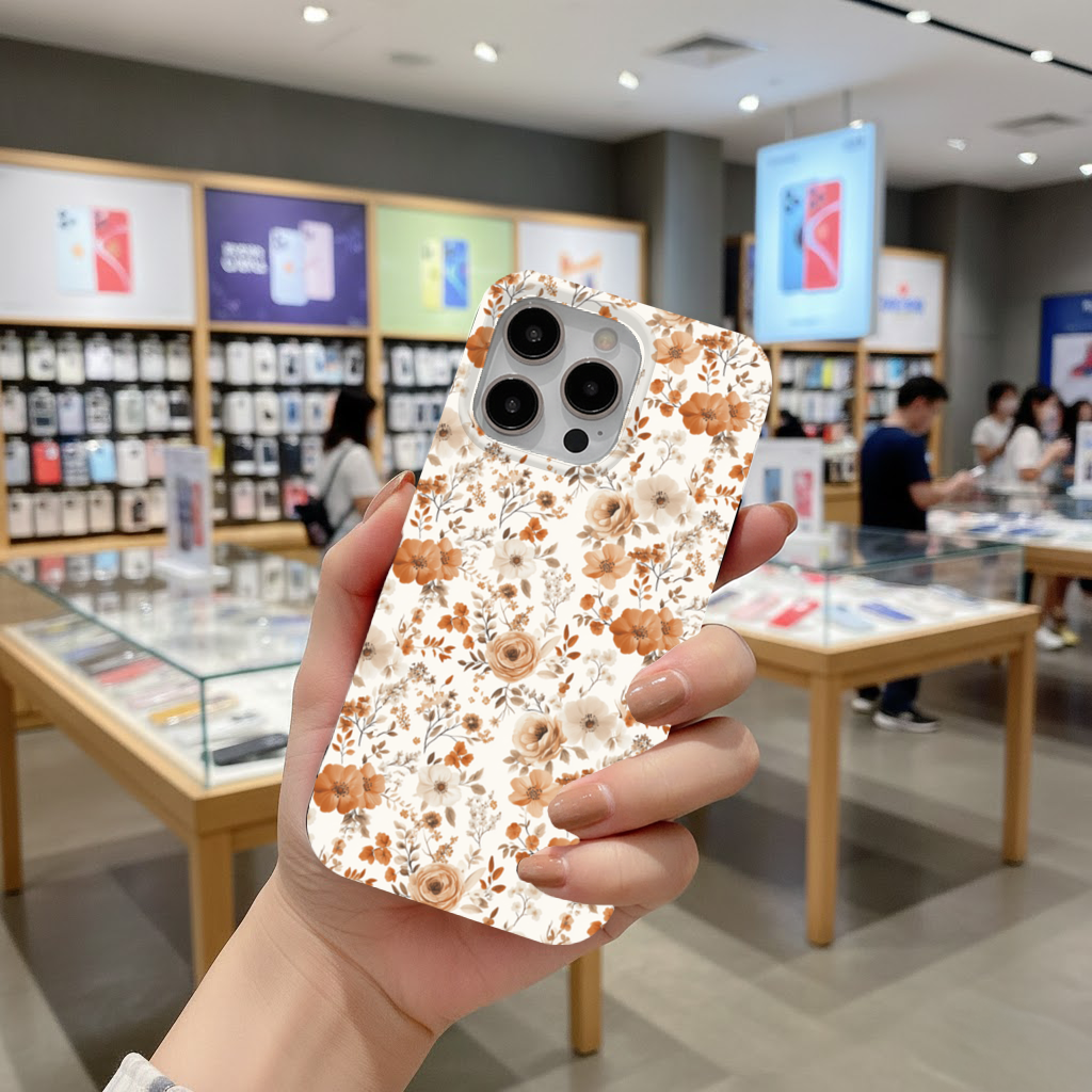 Terracotta Vintage Rose iPhone 16 Pro Max Case