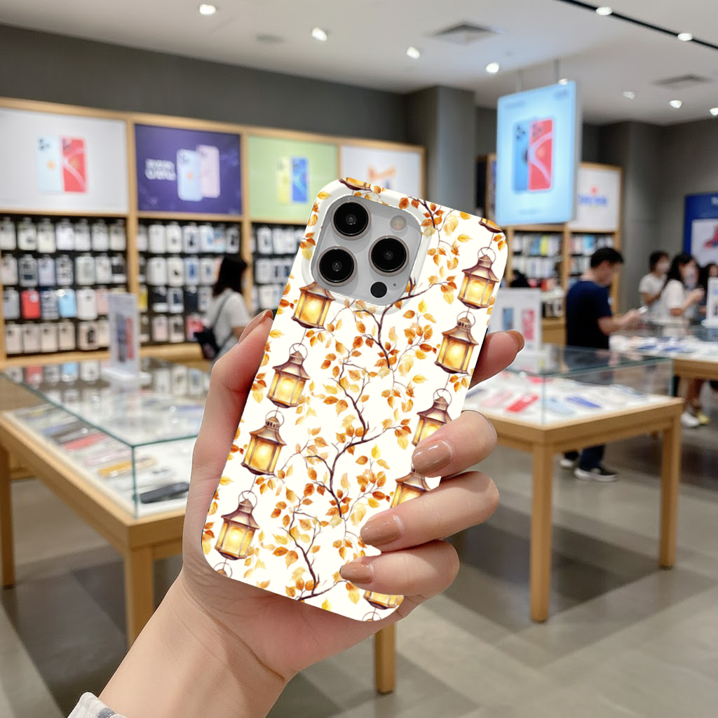 Nostaljik Suluboya Güz Dalları iPhone 16 Pro Max Kılıfı
