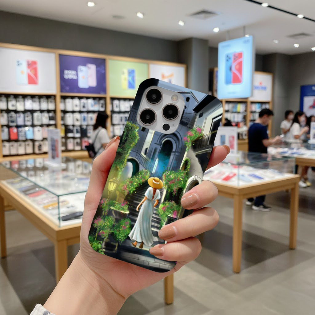 Journey Through Time The Tale of Flowery Streets iPhone 16 Pro Max Case