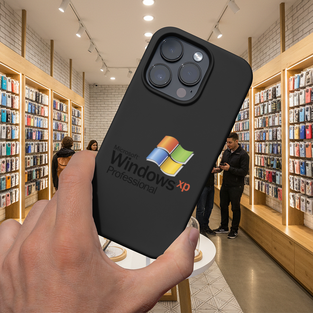 Digital Nostalgia Windows XP Iconic Logo iPhone 16 Pro and Pro Max Case
