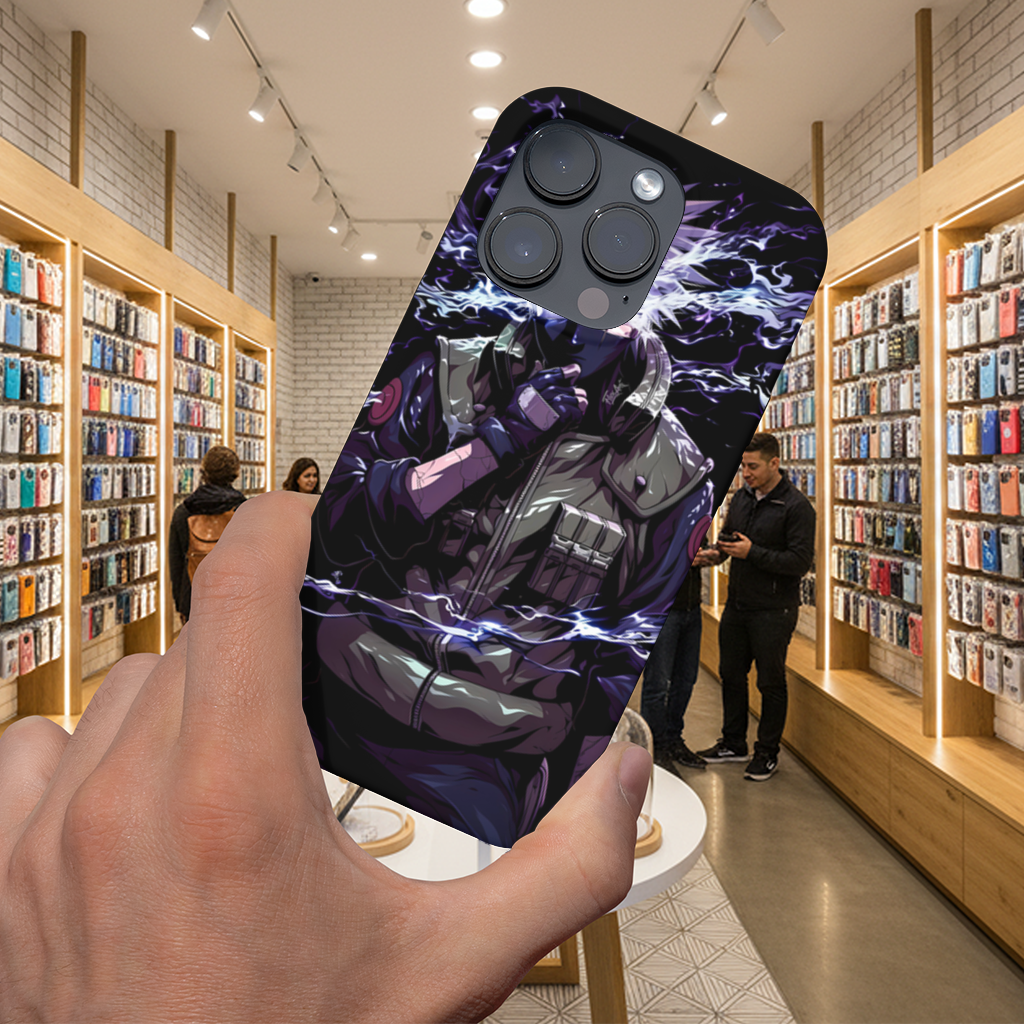 Kakashi Hatake  The Surge of Purple Lightning iPhone 16 Pro and Pro Max Case