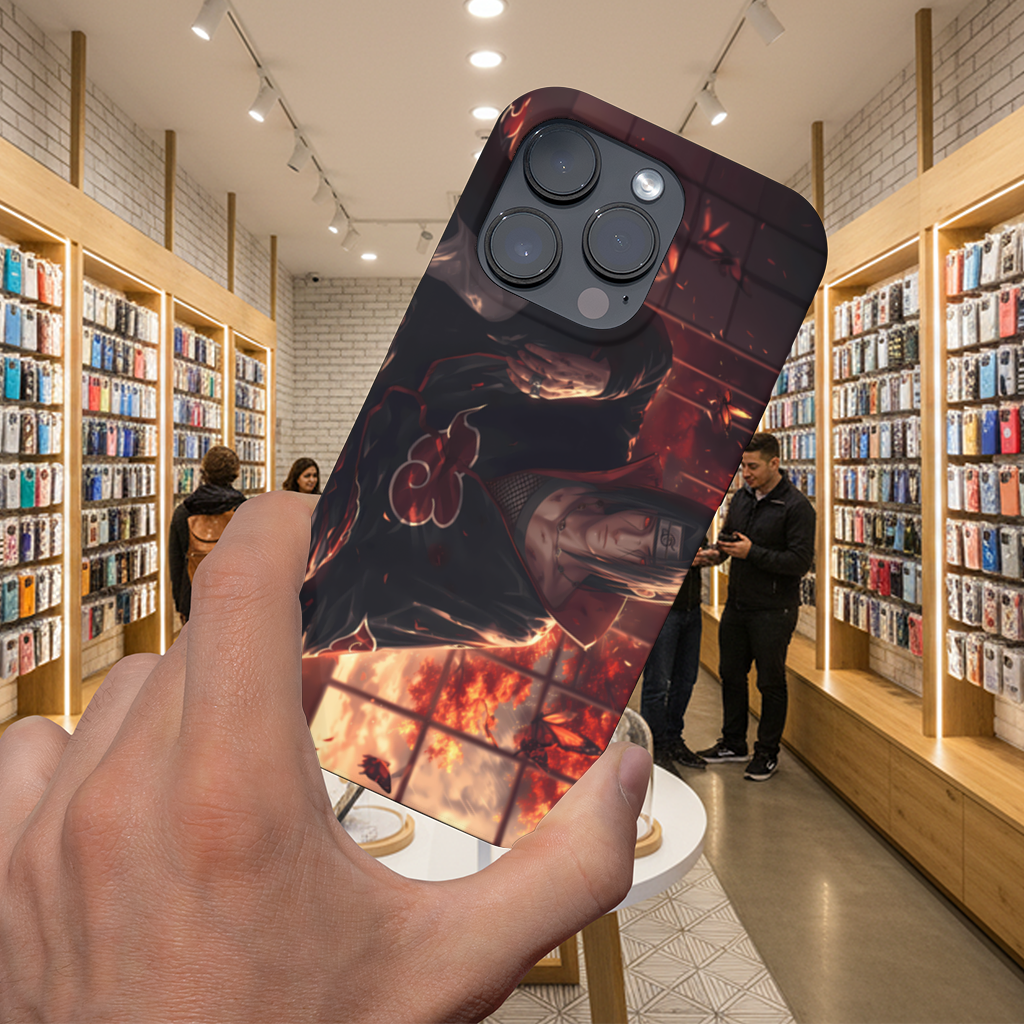 Itachi Uchiha  The Crimson Sunset of Sacrifice iPhone 16 Pro and Pro Max Case