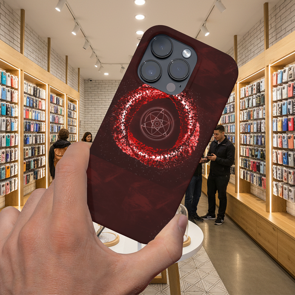 Mangekyō Sharingan  The Infinite Vortex of Power iPhone 16 Pro and Pro Max Case