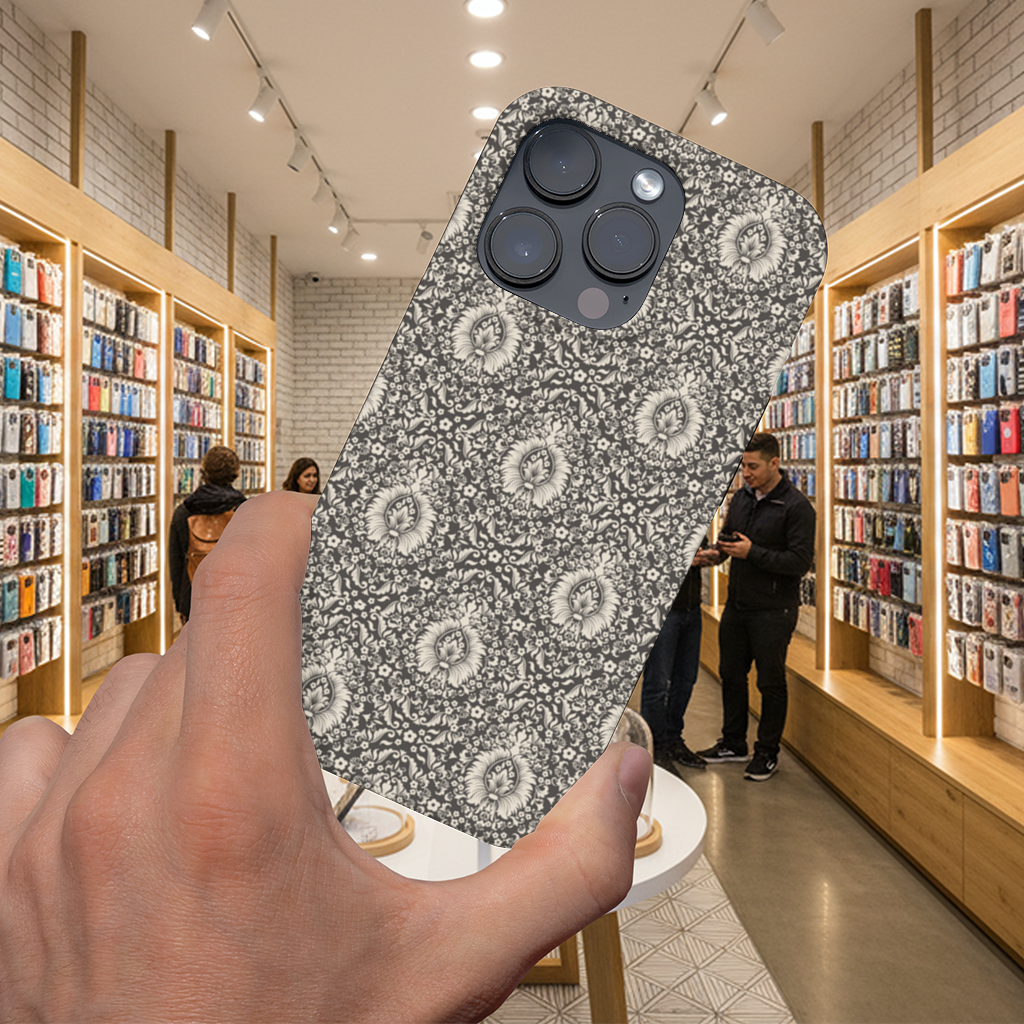 Classic Vintage Damask Floral Pattern iPhone 16 Pro and Pro Max Case