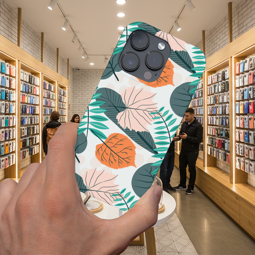 Modern Tropical Leaves iPhone 16 Pro and Pro Max Case