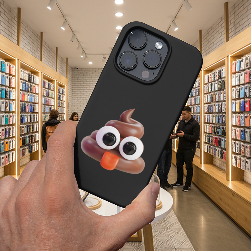 3D Silly Emoji iPhone 16 Pro and Pro Max Case