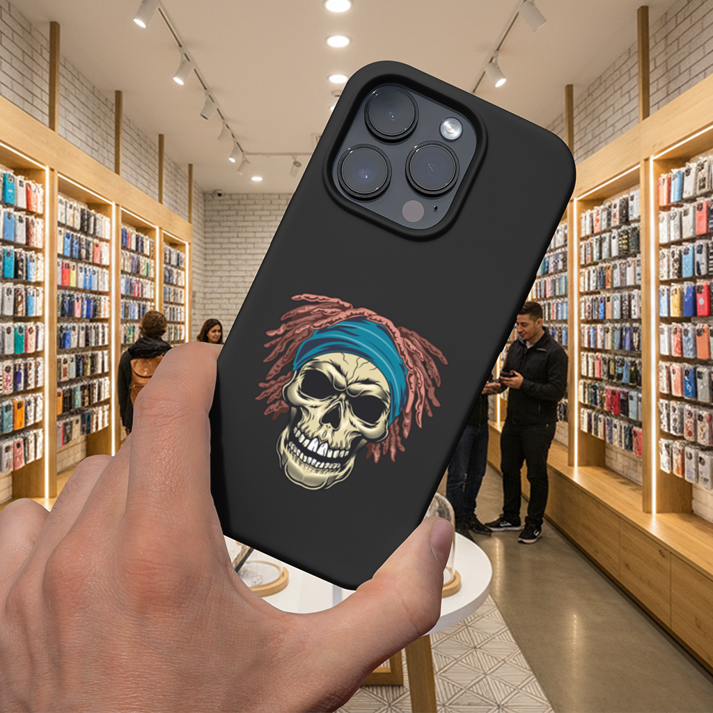 Bandana Dreadlock Skull iPhone 16 Pro and Pro Max Case