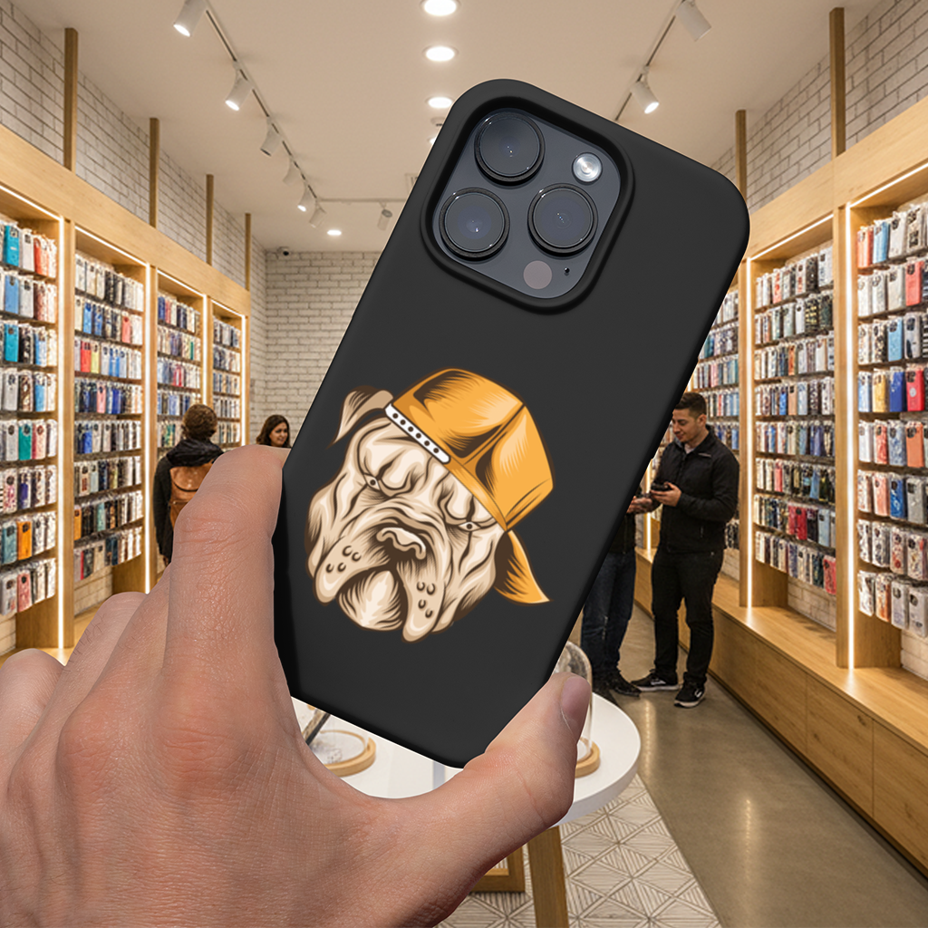 Angry Bulldog Snapback iPhone 16 Pro and Pro Max Case