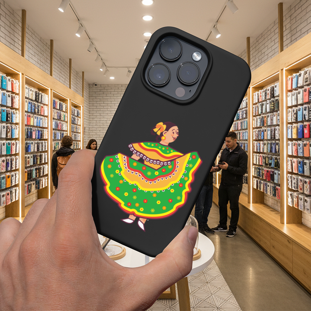 Mexican Folkloric Dancer Woman iPhone 16 Pro and Pro Max Case