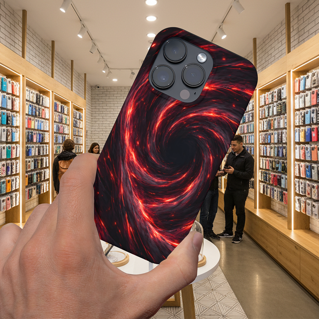 Uchiha Brothers Eternal Black Flames of Amaterasu iPhone 16 Pro and Pro Max Case