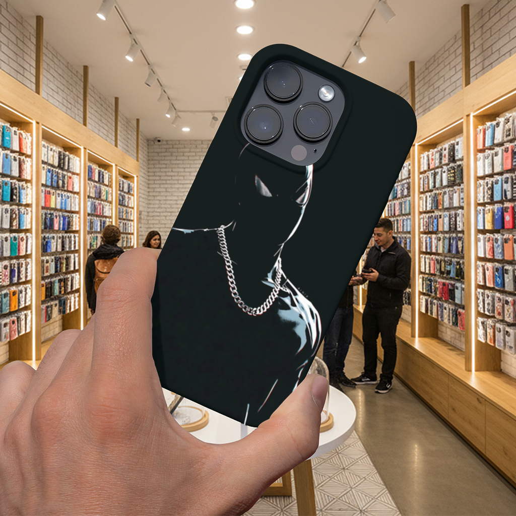 Masked Hero Silver Chain iPhone 16 Pro and Pro Max Case