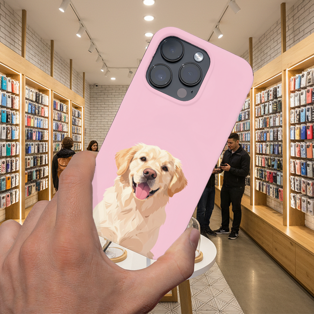 Smiling Golden Retriever Dog iPhone 16 Pro and Pro Max Case