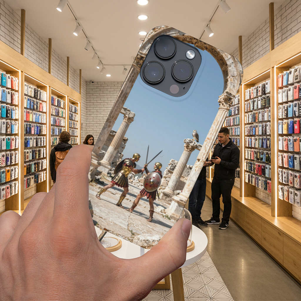 Ancient Roman Soldier Duel iPhone 16 Pro and Pro Max Case