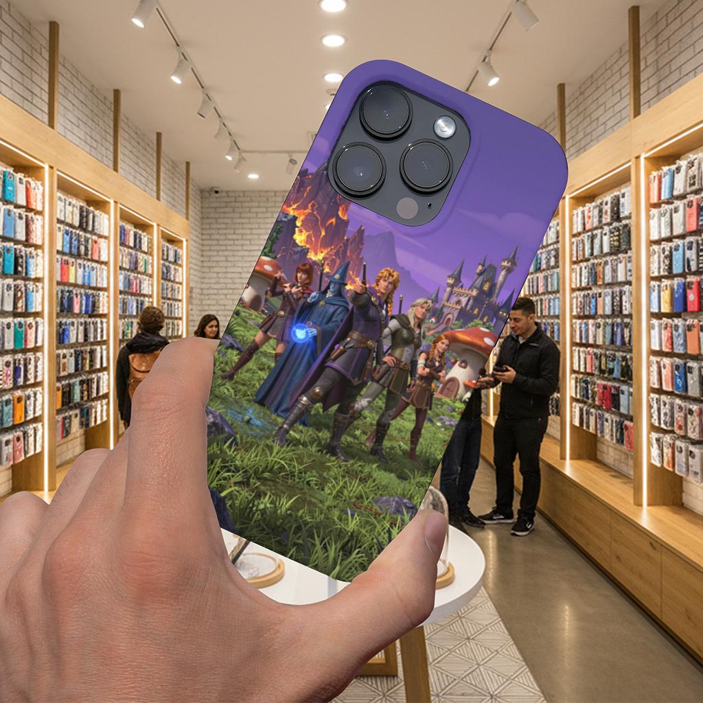 Epic Fantasy Adventure Party and Magic Castle iPhone 16 Pro and Pro Max Case