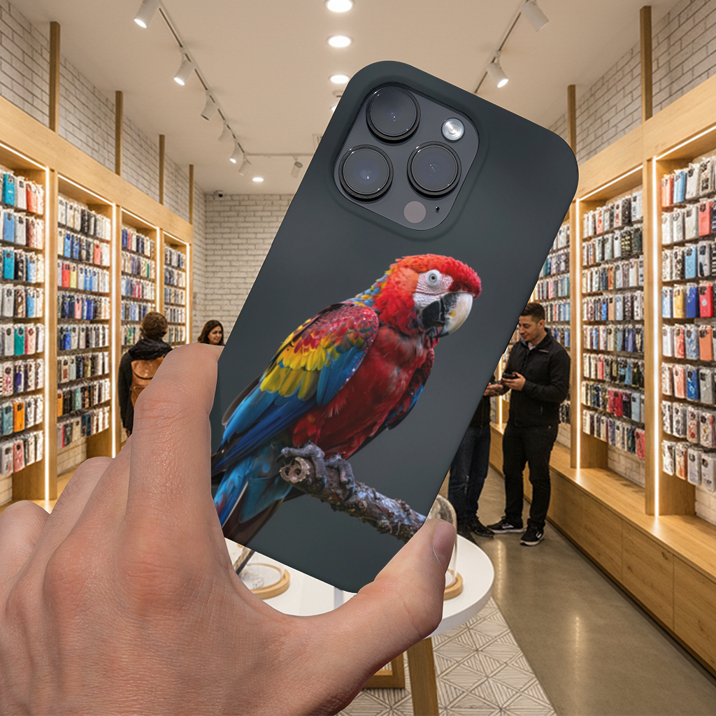Scarlet Macaw Tropical Parrot iPhone 16 Pro and Pro Max Case