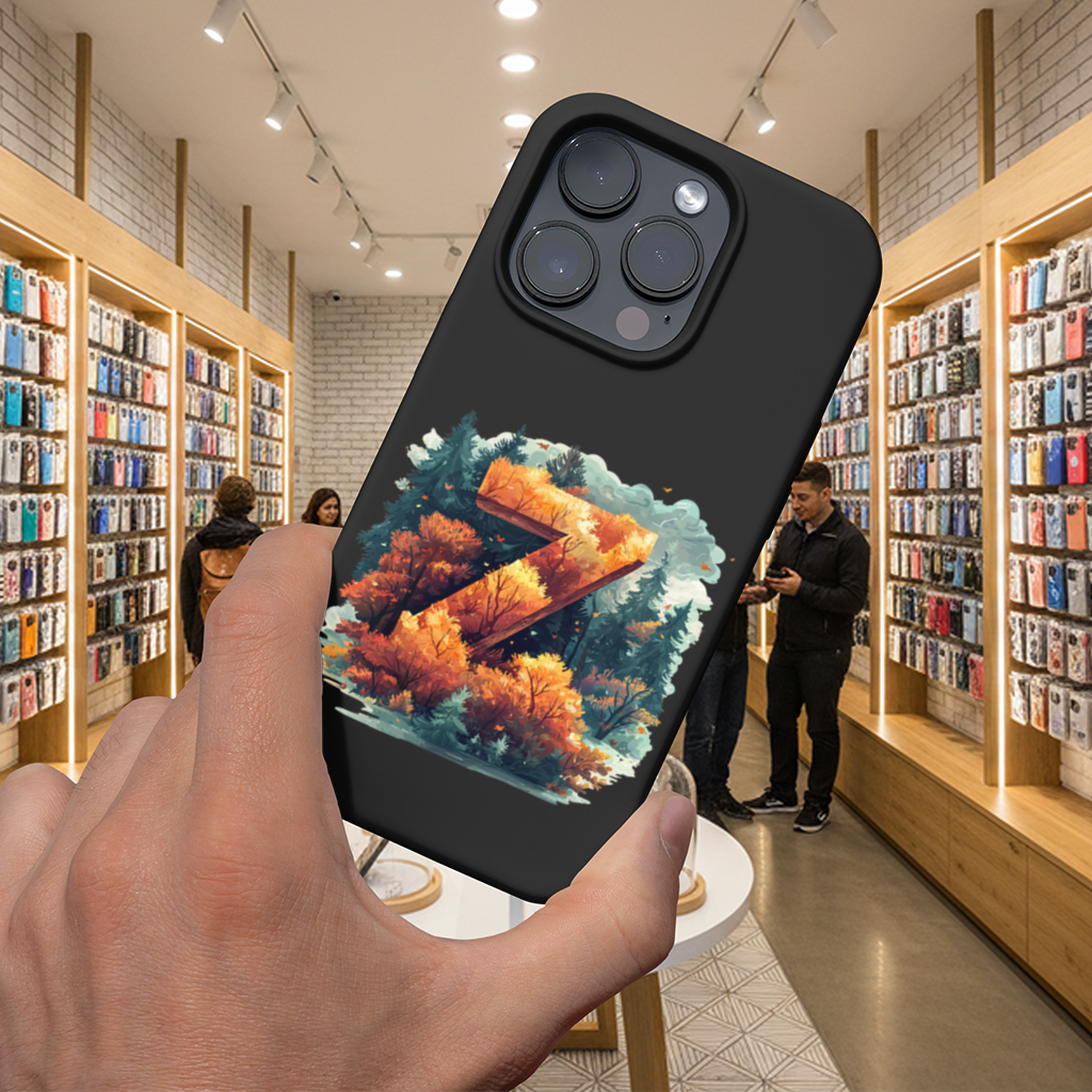 Autumn Leaf Forest Letter Z iPhone 16 Pro and Pro Max Case