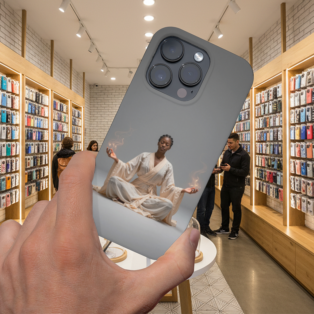 Ethereal Energy Meditation iPhone 16 Pro and Pro Max Case