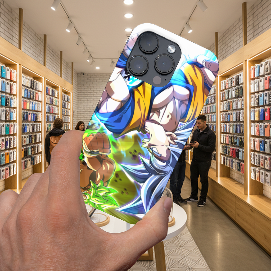 Powerful Warriors Energy Duel iPhone 16 Pro and Pro Max Case