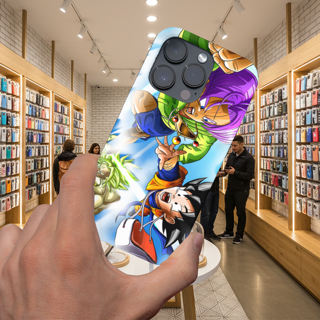 Energy Blast Anime Sky Battle iPhone 16 Pro and Pro Max Case