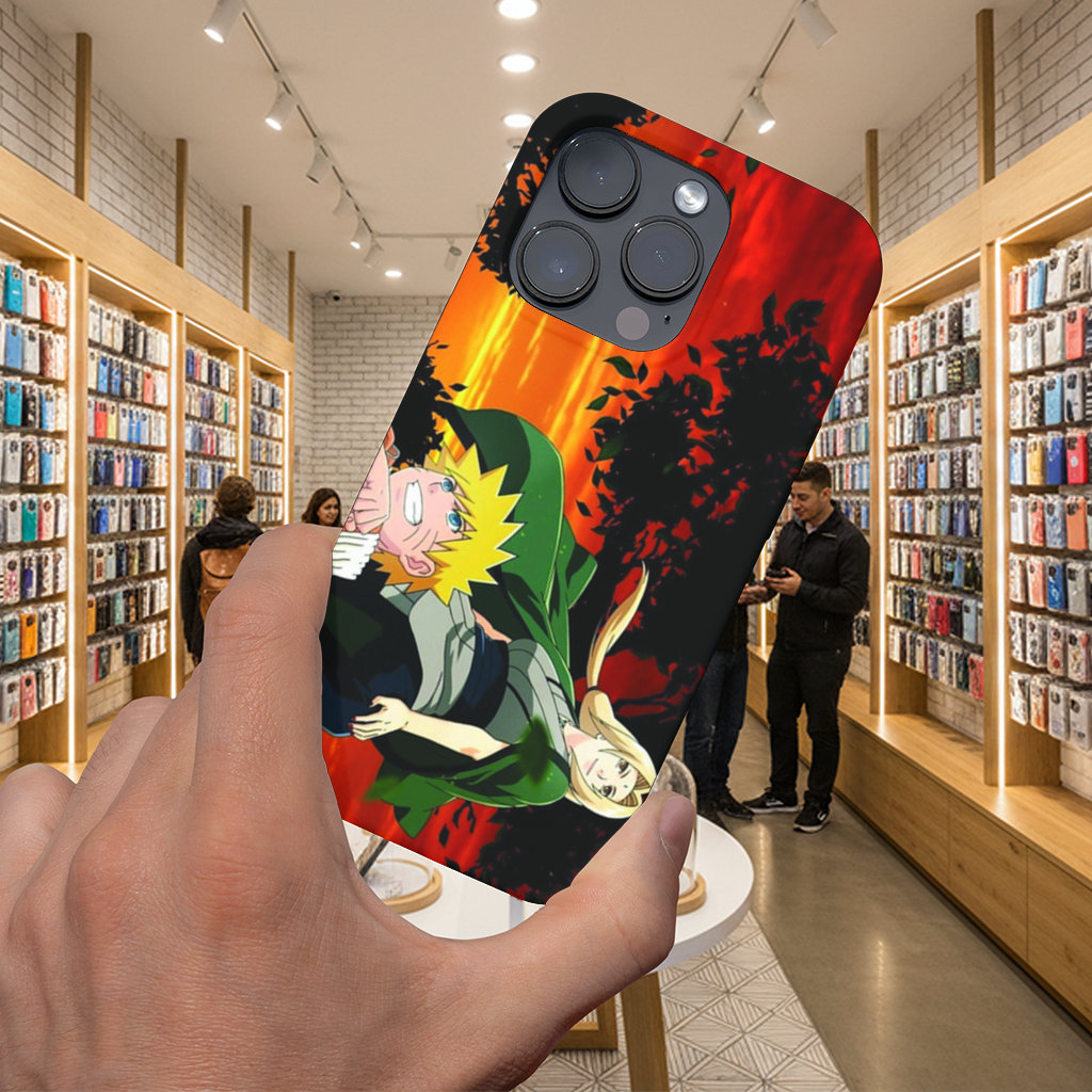 Gün Batımı Turuncu Ceketli Savaşçı iPhone 16 Pro ve Pro Max Kılıfı