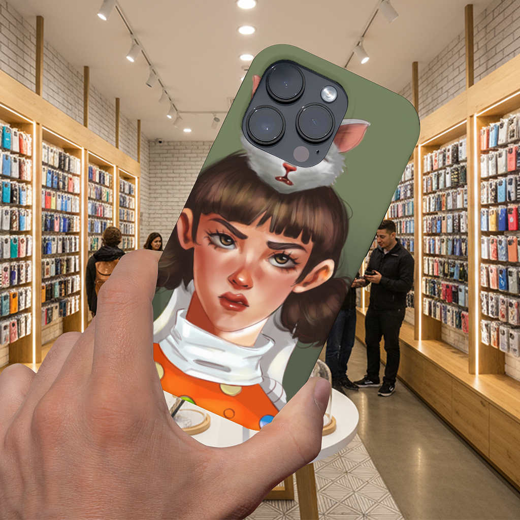 Mood Cat and I iPhone 16 Pro and Pro Max Case