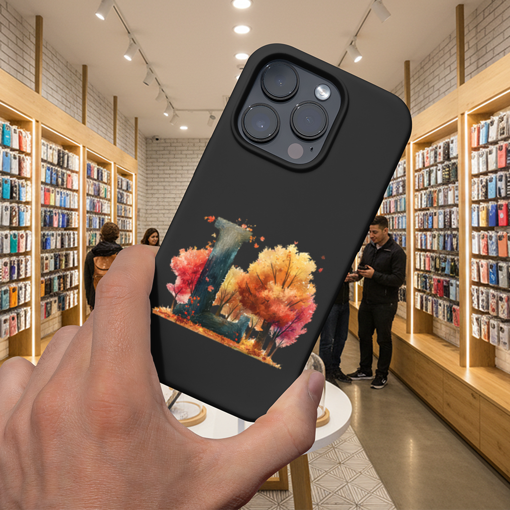 Sonbahar Ormanı L Harfi iPhone 16 Pro ve Pro Max Kılıfı