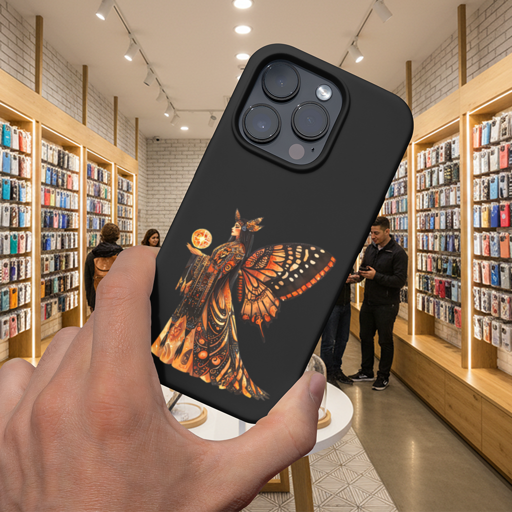 Monarch Butterfly Winged Goddess iPhone 16 Pro and Pro Max Case