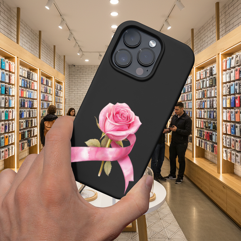 Breast Cancer Awareness Pink Rose