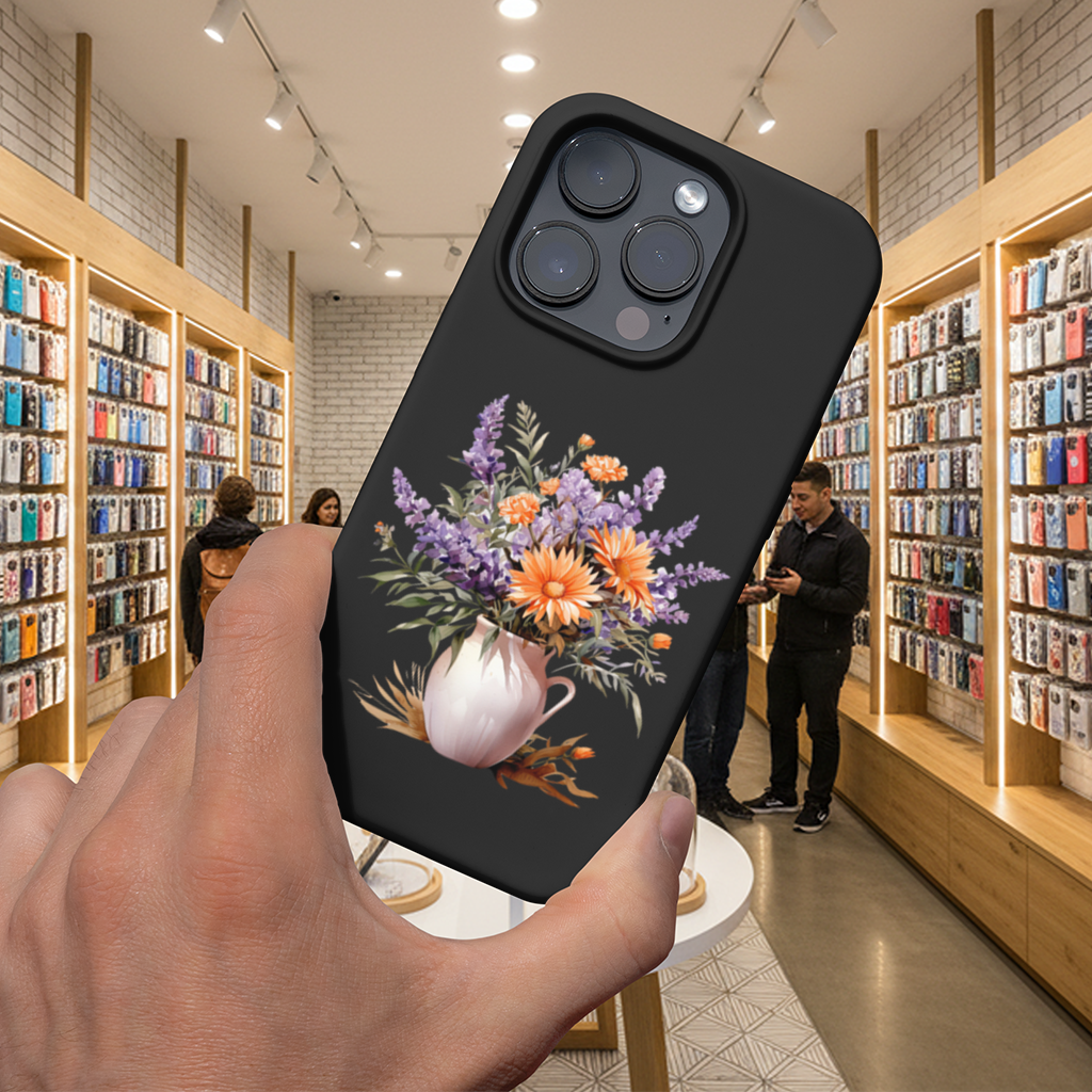 Cottagecore Wildflower Pitcher iPhone 16 Pro Max Case