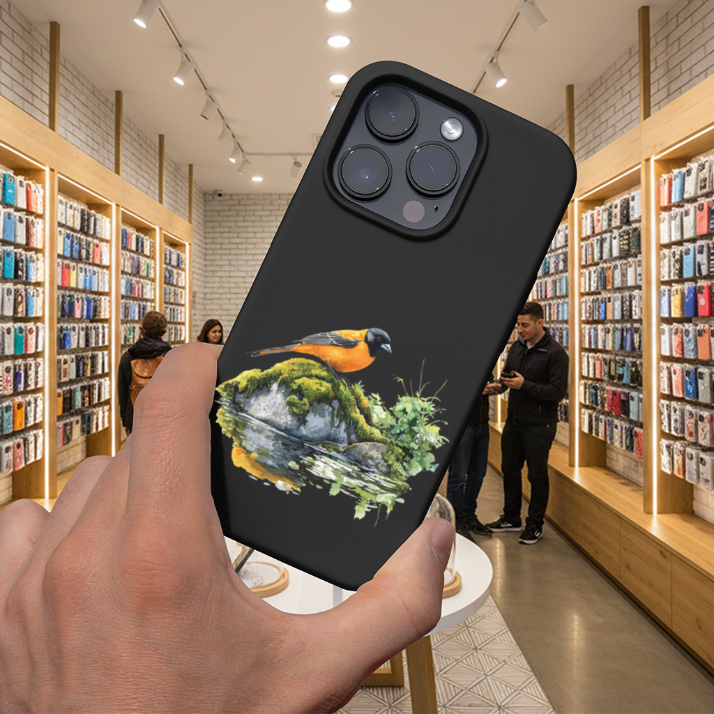 Orange Baltimore Oriole Bird iPhone 16 Pro Max Case