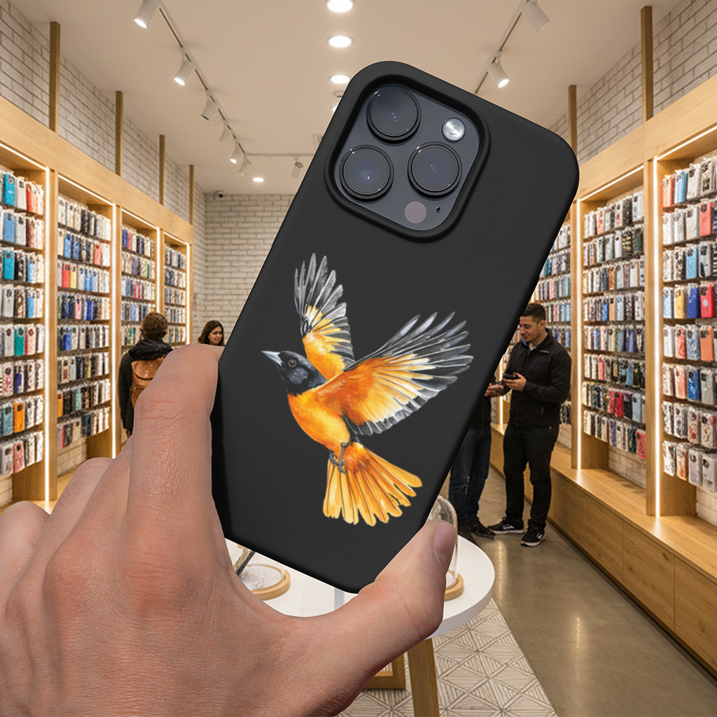 Watercolor Baltimore Oriole iPhone 16 Pro Max Case