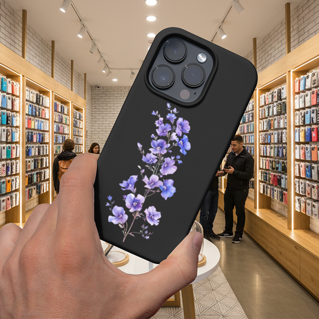 Delicate Blue Flax Wildflowers 