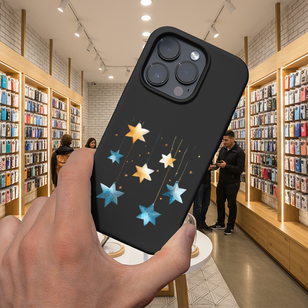 Watercolor Hanging Stars iPhone 16 Pro Max Case