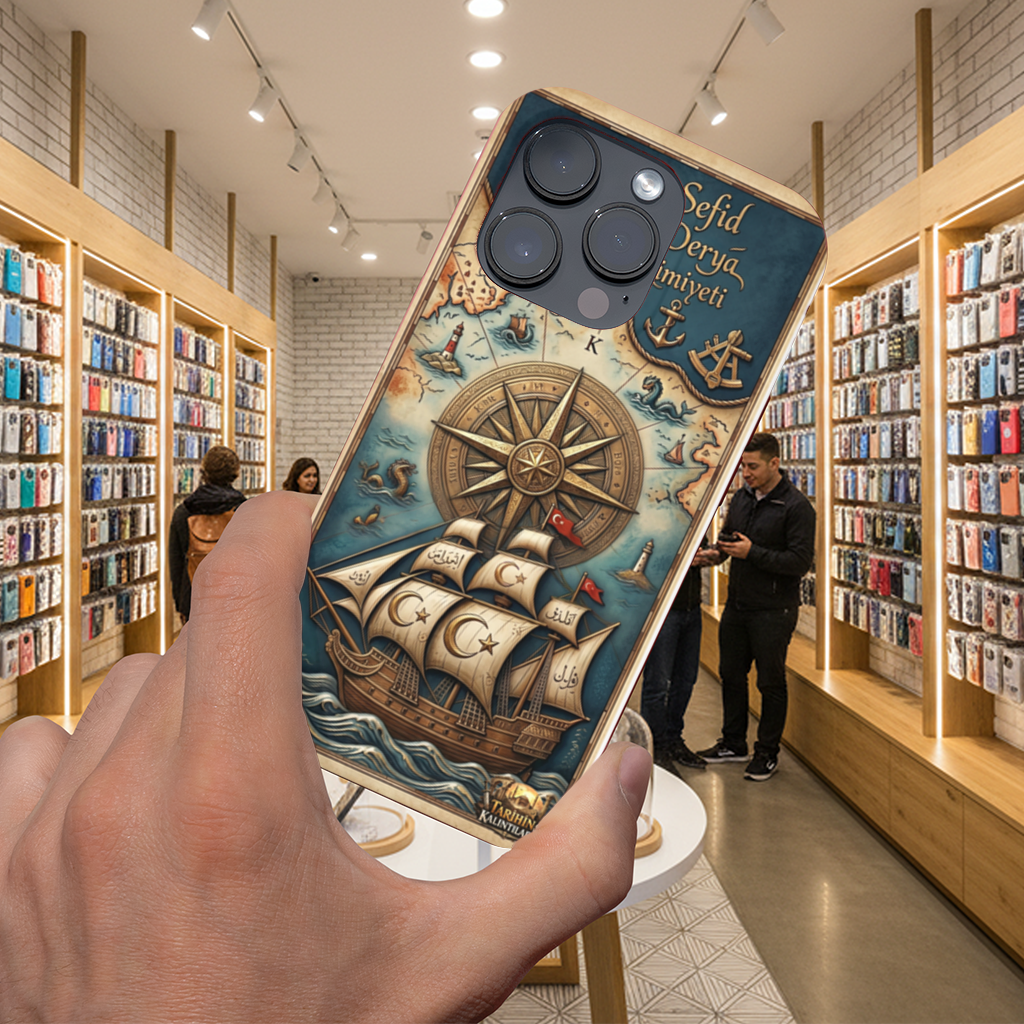 Vintage Ottoman Navy Compass Phone Case 