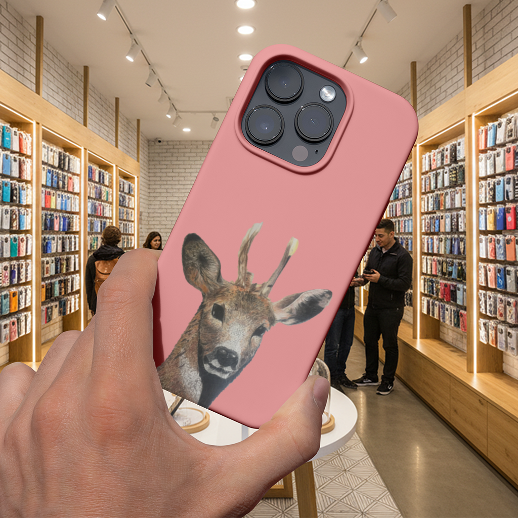 Deer colored pencil sketch iPhone 16 Pro Max Case