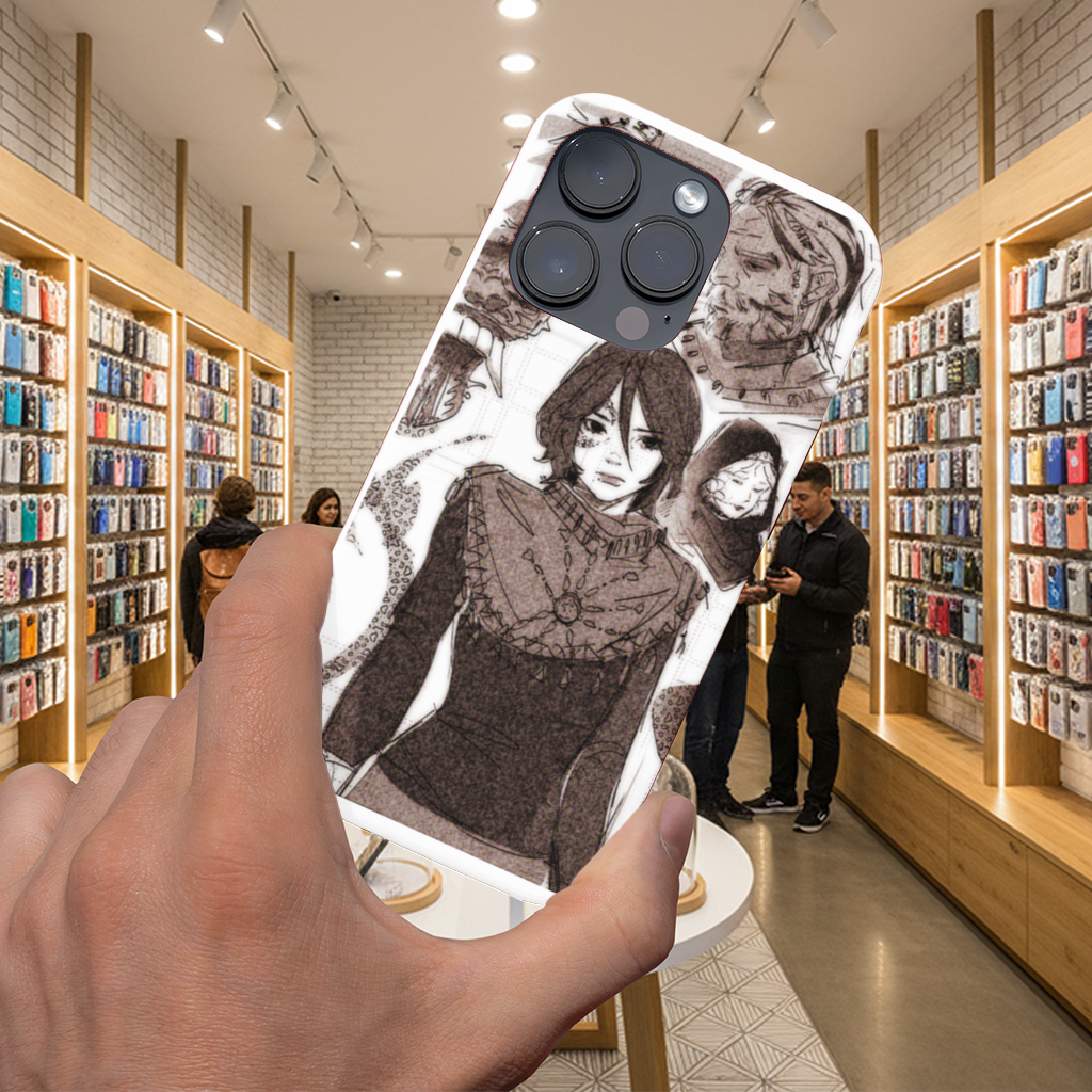 eskiz çizim iPhone 16 Pro Max Kılıfı