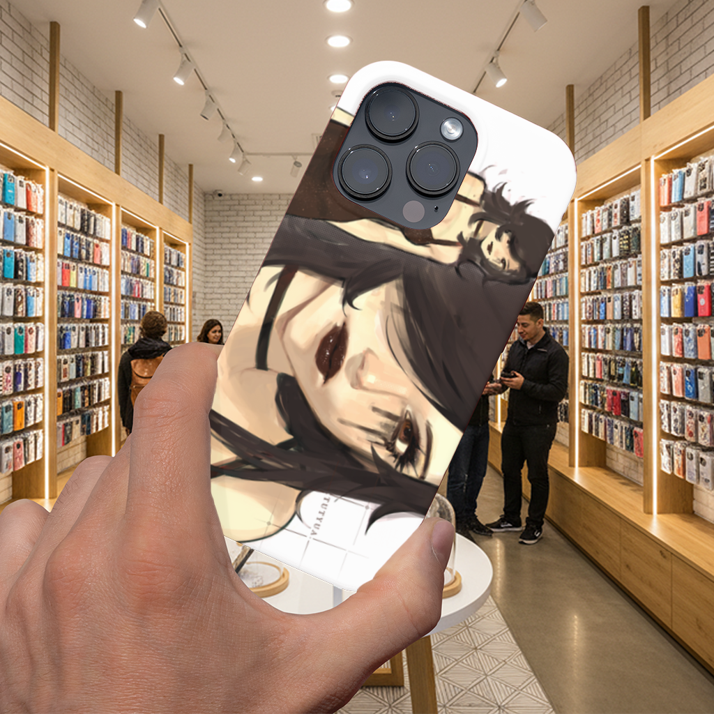 Goth Anime Girl iPhone 16 Pro Max Case