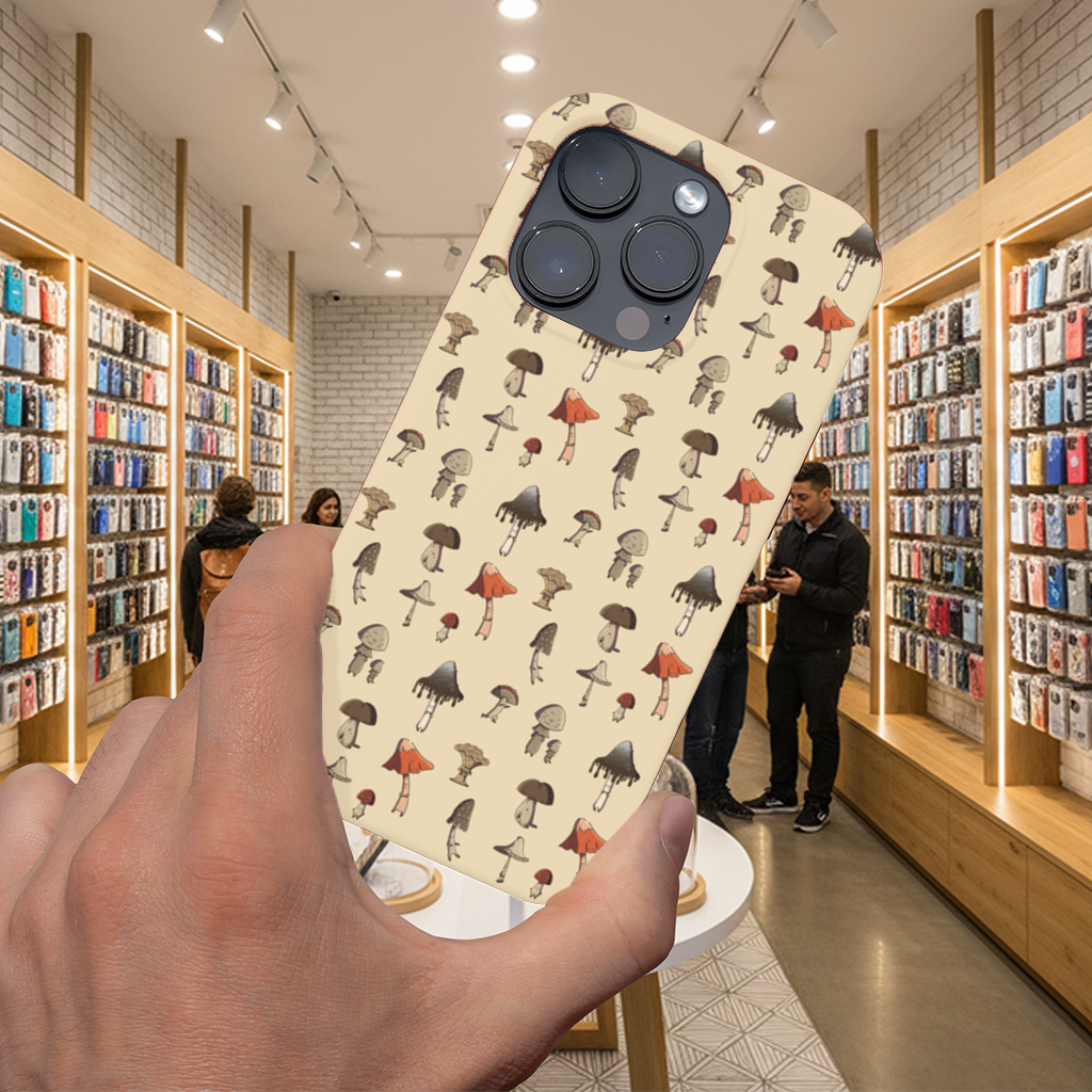 Sad Mushrooms iPhone 16 Pro Max Case